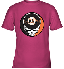 San Francisco Giants Grateful Dead Baseball Steal Your Face MLB Youth T-Shirt Youth T-Shirt - globaltrendtees