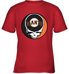San Francisco Giants Grateful Dead Baseball Steal Your Face MLB Youth T-Shirt Youth T-Shirt - globaltrendtees
