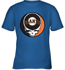 San Francisco Giants Grateful Dead Baseball Steal Your Face MLB Youth T-Shirt Youth T-Shirt - globaltrendtees