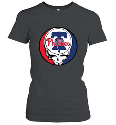 Philadelphia Phillies Grateful Dead Baseball Steal Your Face MLB Women's T-Shirt