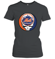 New York Mets Grateful Dead Baseball Steal Your Face MLB Women's T-Shirt