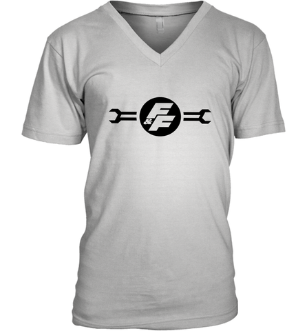 Fast & Furious You Can Have It All Group Shot Panels Men's V-Neck T-Shirt Men's V-Neck T-Shirt / White / S Men's V-Neck T-Shirt - globaltrendtees