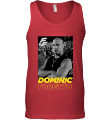 Fast & Furious Dominic Toretto Dom Portrait Logo Men's Tank Top Men's Tank Top - globaltrendtees