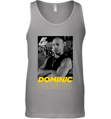 Fast & Furious Dominic Toretto Dom Portrait Logo Men's Tank Top Men's Tank Top - globaltrendtees