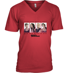 Fast & Furious You Can Have It All Group Shot Panels Black Men's V-Neck T-Shirt Men's V-Neck T-Shirt - globaltrendtees