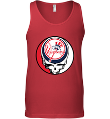 New York Yankees Grateful Dead Baseball Steal Your Face MLB Men's Tank Top Men's Tank Top - globaltrendtees