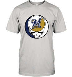 Milwaukee Brewers Grateful Dead Baseball Steal Your Face MLB Men's T-Shirt