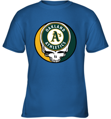 Oakland Athletics Grateful Dead Baseball Steal Your Face MLB Youth T-Shirt Youth T-Shirt - globaltrendtees