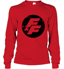 Fast and Furious Distressed Circle Logo Youth Long Sleeve T-Shirt Youth Long Sleeve T-Shirt - globaltrendtees