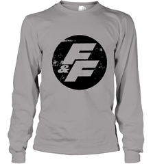 Fast and Furious Distressed Circle Logo Youth Long Sleeve T-Shirt Youth Long Sleeve T-Shirt - globaltrendtees