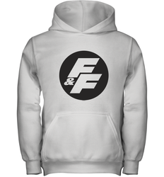 Fast & Furious Negative Space Circle Logo Youth Hooded Sweatshirt