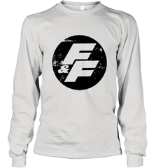 Fast and Furious Distressed Circle Logo Long Sleeve T-Shirt Long Sleeve T-Shirt - globaltrendtees