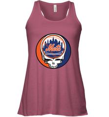New York Mets Grateful Dead Baseball Steal Your Face MLB Women's Tank Top Women's Tank Top - globaltrendtees