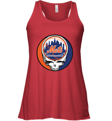 New York Mets Grateful Dead Baseball Steal Your Face MLB Women's Tank Top Women's Tank Top - globaltrendtees