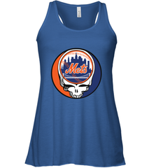 New York Mets Grateful Dead Baseball Steal Your Face MLB Women's Tank Top Women's Tank Top - globaltrendtees