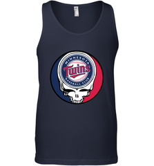 Minnesota Twins Grateful Dead Baseball Steal Your Face MLB Men's Tank Top Men's Tank Top - globaltrendtees