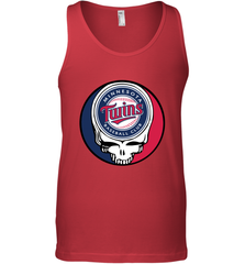 Minnesota Twins Grateful Dead Baseball Steal Your Face MLB Men's Tank Top Men's Tank Top - globaltrendtees