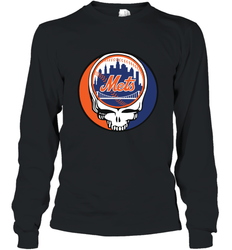 New York Mets Grateful Dead Baseball Steal Your Face MLB Long Sleeve T-Shirt