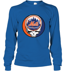 New York Mets Grateful Dead Baseball Steal Your Face MLB Long Sleeve T-Shirt Long Sleeve T-Shirt - globaltrendtees