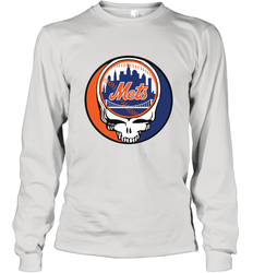 New York Mets Grateful Dead Baseball Steal Your Face MLB Long Sleeve T-Shirt