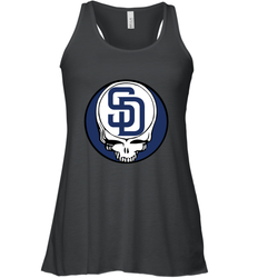 San Diego Padres Grateful Dead Baseball Steal Your Face MLB Women's Tank Top