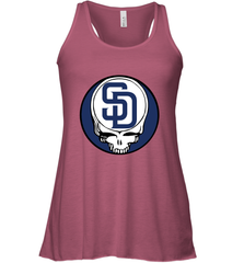 San Diego Padres Grateful Dead Baseball Steal Your Face MLB Women's Tank Top Women's Tank Top - globaltrendtees