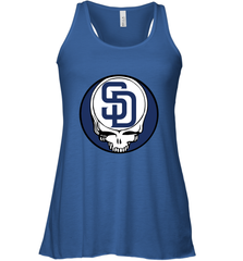 San Diego Padres Grateful Dead Baseball Steal Your Face MLB Women's Tank Top Women's Tank Top - globaltrendtees