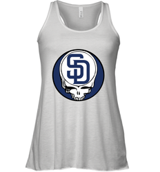 San Diego Padres Grateful Dead Baseball Steal Your Face MLB Women's Tank Top