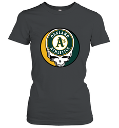 Oakland Athletics Grateful Dead Baseball Steal Your Face MLB Women's T-Shirt