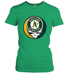 Oakland Athletics Grateful Dead Baseball Steal Your Face MLB Women's T-Shirt Women's T-Shirt - globaltrendtees