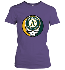 Oakland Athletics Grateful Dead Baseball Steal Your Face MLB Women's T-Shirt Women's T-Shirt - globaltrendtees