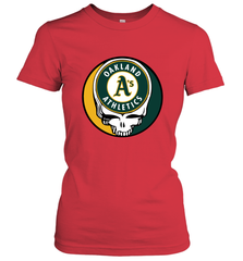 Oakland Athletics Grateful Dead Baseball Steal Your Face MLB Women's T-Shirt Women's T-Shirt - globaltrendtees