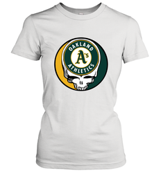 Oakland Athletics Grateful Dead Baseball Steal Your Face MLB Women's T-Shirt