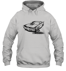 Fast & Furious Dom's Charger with Engine Hooded Sweatshirt