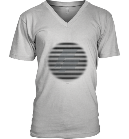 Fast & Furious Shuttered Logo Men's V-Neck T-Shirt Men's V-Neck T-Shirt / White / S Men's V-Neck T-Shirt - globaltrendtees