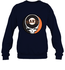 San Francisco Giants Grateful Dead Baseball Steal Your Face MLB Crewneck Sweatshirt Crewneck Sweatshirt - globaltrendtees