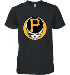 Pittsburgh Pirates Grateful Dead Baseball Steal Your Face MLB Men's Premium T-Shirt