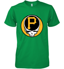 Pittsburgh Pirates Grateful Dead Baseball Steal Your Face MLB Men's Premium T-Shirt Men's Premium T-Shirt - globaltrendtees