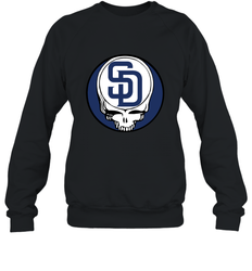 San Diego Padres Grateful Dead Baseball Steal Your Face MLB Crewneck Sweatshirt